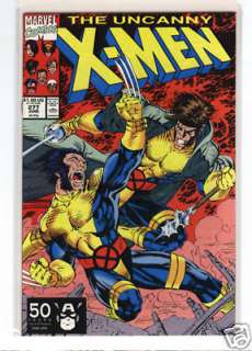 Uncanny X men #277 Jim Lee Wolverine Gambit 9.6  