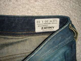   Jeans Zatiny 30x32 882T Wash 30 32 Dark Wash Rare Limited  