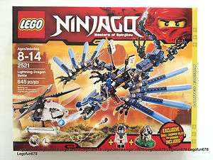 Lego Ninjago Limited 2521 Lightning Dragon Battle New In Factory 