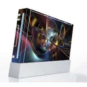   Nintendo Wii Skin Decal Sticker   Abstract Space Art 
