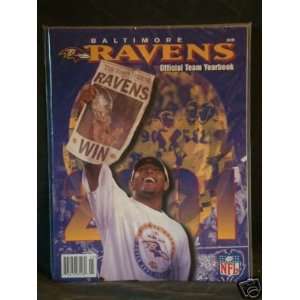  Baltimore Ravens 2001 Super Bowl Official Team Yearbook 