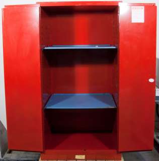 Justrite 25600 60 Gallon Flammable Liquid Safety Storage Cabinet FM, N 