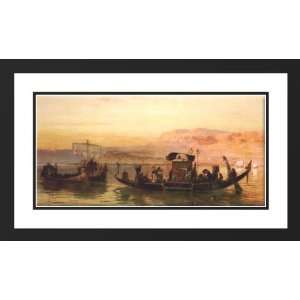 Bridgman, Frederick Arthur 24x16 Framed and Double Matted Cleopatras 