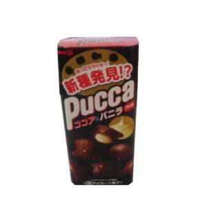 Meiji Pucca Cacao Vanilla, 1.62 Ounce Boxes (Pack of 10)  