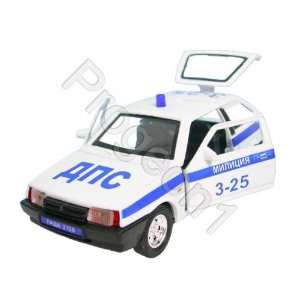 Auto police * Russian Die cast Model cars * 136 * LADA VAZ 2108 GAI