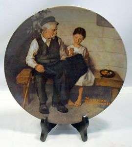 Norman Rockwell The Lighthouse Keepers Daughter Plate  