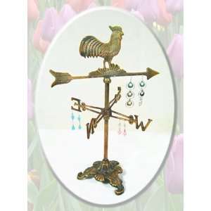  Brass Mini Weather Vane Design (Rooster)   Rotating 