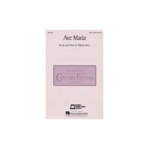  Ave Maria SATB a cappella Whitney Berry