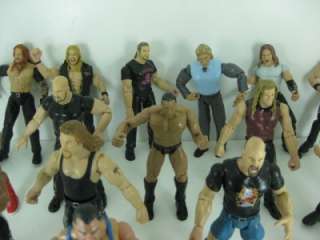 Lot 18 WWE WWF Wrestling Action Figures Jakks Titan Tron Jeff Hardy 