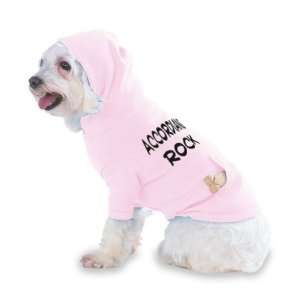 Accordians Rock Hooded (Hoody) T Shirt with pocket for your Dog or Cat 