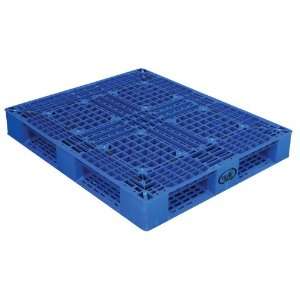 Vestil PLP2 4840 BLUE Blue Polyethylene Pallet with 4 Way Entry, 6600 
