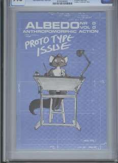 ALBEDO #0 CGC 9.8 White Pages Proto 2nd Printing *  