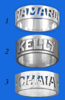   name up to 16 characters in English, Russian, Greek, or Hebrew. Ring
