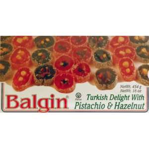 Balgin ® Turkish Delight with Pistachio Grocery & Gourmet Food