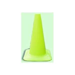 Traffic Safety Cone , Fluorescent Yellow/Green (Lime) 18 Standard