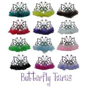  Turquoise Blue Butterfly Tiara Toys & Games