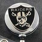 NFL Oakland Raiders Retractable ID Badge Reel Lanyard C items in JR 