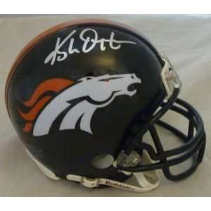  Kyle Orton Autographed Denver Broncos Mini Helmet Sports 