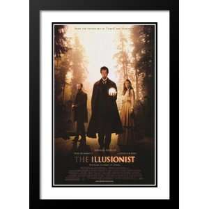 The Illusionist 20x26 Framed and Double Matted Movie Poster   Style A