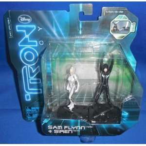    Tron Legacy Sam Flynn & Siren Wave 3 Tron Action Pack Toys & Games