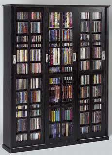 Sliding 3 Door 1050 CD/DVD Multimedia Storage Cabinet B  