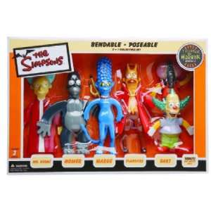    The Simpsons Treehouse of Horror II Bendy Figures Set Toys & Games