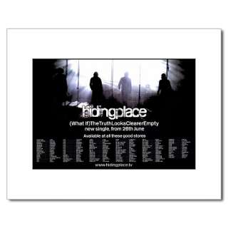 HIDING PLACE   What if The Truth   Matted Mini Poster  