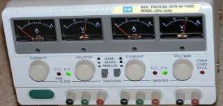   CVCC Power Supply EXC Dual Tracking 0 60VDC 0 12Amps GPC 3060  