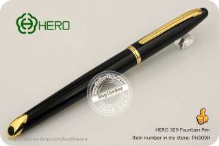 Vintage HERO 309 Fountain Pen Especial Shape RETIRED GT  