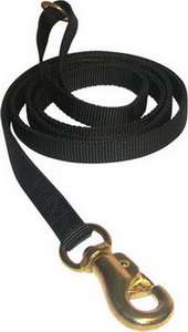 Police tracking dog leash with Extra Strong brass snap hook  L98 