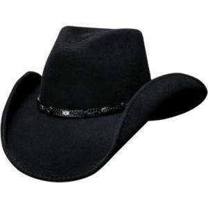 This is Wild Horse, a wool felt cowboy hat from Bullhide. It has a 