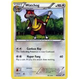 Pokemon Black & White Single Card Watchog #79 Uncommon
