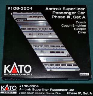 Car Amtrak Superliner Passenger Set Kato 106 3504 N [MY18.12]  