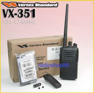 Vertex Standard VX 351 VHF 134 174Mhz Portable Radios  