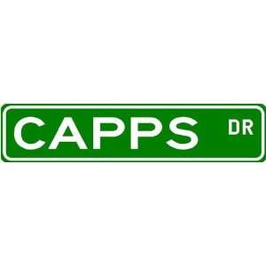  CAPPS Street Name Sign ~ Family Lastname Sign ~ Gameroom 