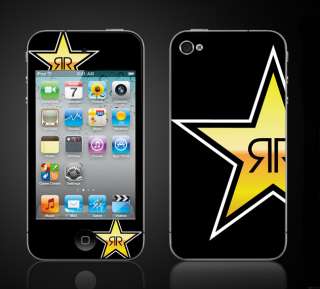 iPod Touch 4th Rock Star Energy Drink Racing Logo Skins it4rock  