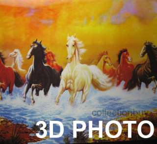 3D Horse Picture/ Home Walll Decor Picture Painting Art  