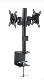 Dual Opposite LCD Monitor Desk Mount Height Adjustable  