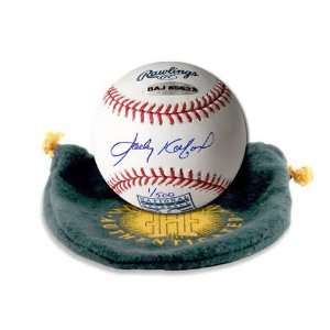  Dodgers Upper Deck Koufax Autographed Baseball ( Koufax 