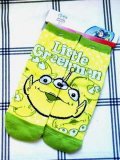Disney Toy Story Green Man Ladies Low Cut Ankle Socks  