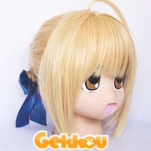 New Style Short FATE/ZERO saber Fashion Full Party Customs Cosplay wig 