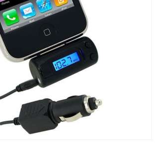   FM Transmitter+Car Charger for iPod Touch iPhone 3G 3GS iPhone 4 4s