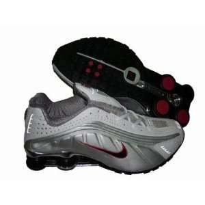  Nike Shox R4 White/Silver/Black Running Shoe Men, Sports 