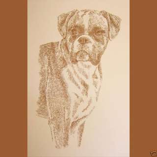   ART LITHOGRAPH #239 Kline adds your dogs name free. WORD DRAWING gift