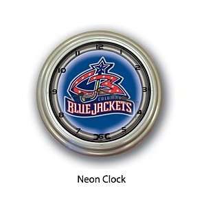  Columbus Blue Jackets Neon Clock 18