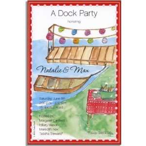  Party Dock Invitation Adult Birthday Invitations  