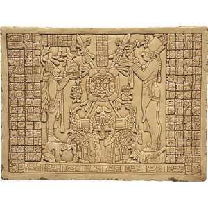  Maya Tablet of the Sun Wall Plaque