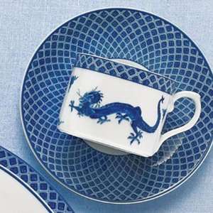  Mottahedeh Blue Dragon Tea Cup & Saucer