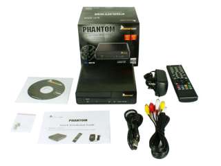 HornetTek Phantom USB HDMI Portable Media Player 500GB  