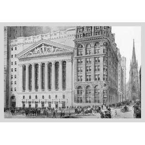   Vintage Art New York Stock Exchange, 1911   02415 1